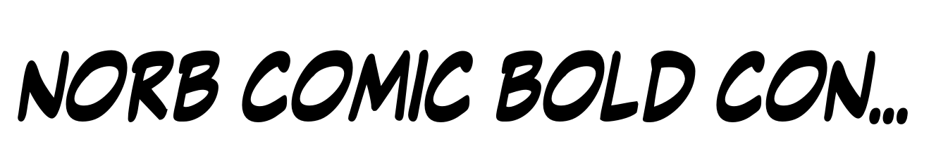 NorB Comic Bold Condensed Italic